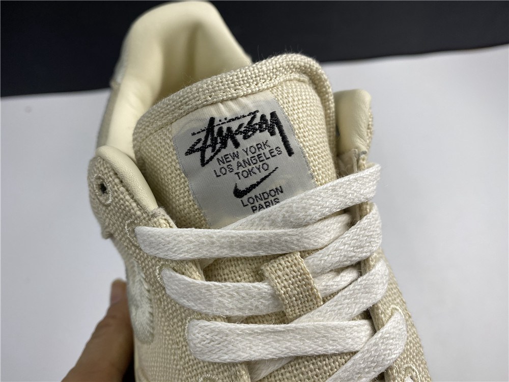 Stussy x Nike Air Force 1 Low Fossil Stone CZ9084-200